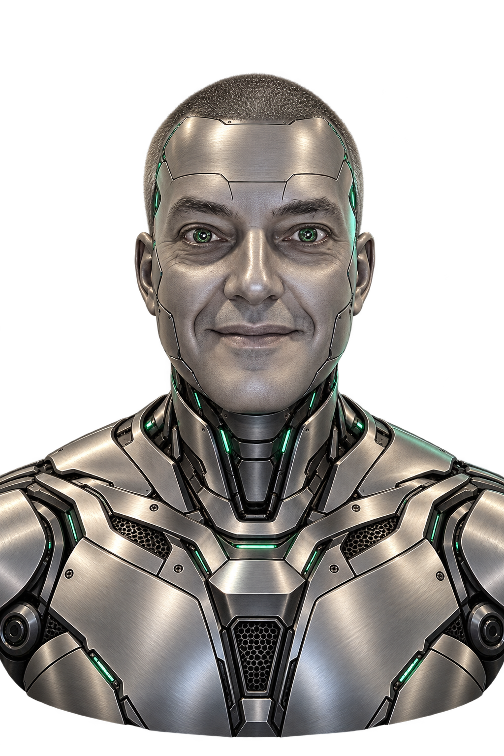 Robotversie van Marco, de digitale gastheer van Crydogs