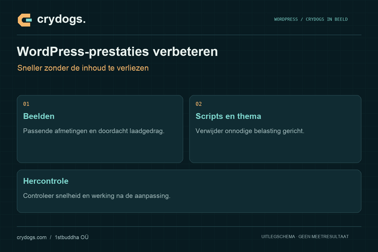 Crydogs: wordpress-prestaties verbeteren — sneller zonder de inhoud te verliezen